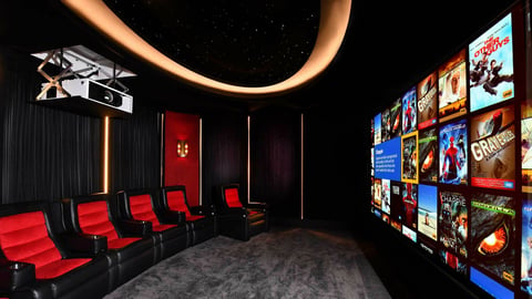London luxury home cinema room 1