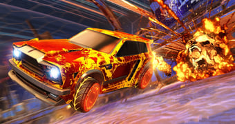Rocket league playing with fire