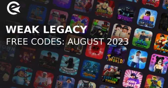 Weak legacy codes august 2023